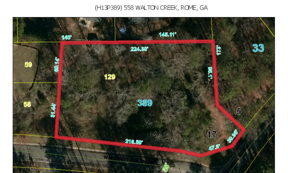 Photo of (H13P 389) Residential Lot located at 558 Walton Creek Dr, Rome, GA 