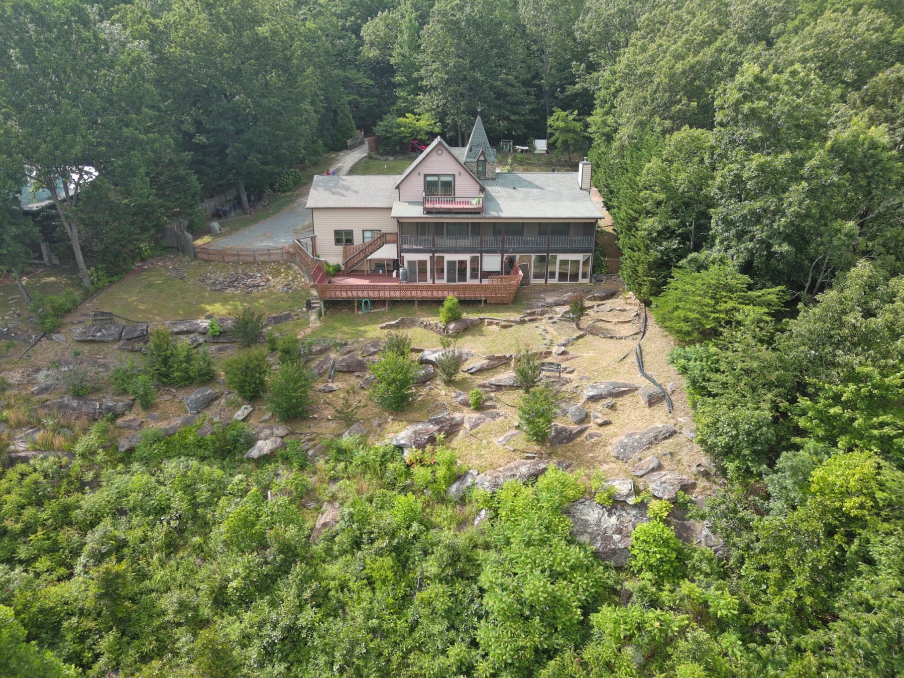 Photo of Home on East Brow of Lookout Mountain Mentone, Cherokee Co, Al Auction